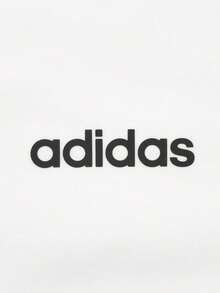 Adidas Unisex U 3S KT LS Long Sleeve T-Shirt Knit Collarless Long TKX7630 - Black and White - View 3