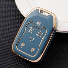 鑰匙遙控器保護套附鑰匙圈,適用於 Chevy、Chevrolet、Suburban、Tahoe、GMC、Yukon XL、Terrain、Acadia,防塵防摔高端時尚鑰匙包配件 - 單包 - 查看 19