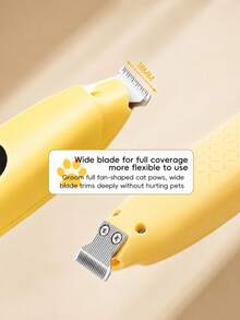 LED Light Pet Electric Hair Clipper - Pet Paw Hair Trimmer, Electric Hair Clipper For Dogs And Cats, Home Pet Paw Hair Trimming Tool - Multicolor - View 4