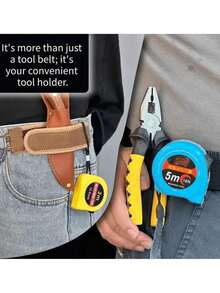 Multi‑Purpose Clip‑On Tool Holder Pouch, Adjustable Waist Belt Organizer For Handyman & Workshop Use.Workshop Repairing, Home Improvement, Daily Handyman Jobs - Multicolor - View 6