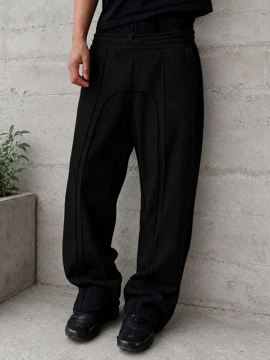 HEYKESON Plus Size Men's Casual Pants, All Season, Fall