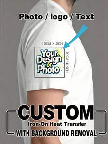 Customizable Heat Transfer Printing Patterns, Suitable For Customizing Clothing, T-Shirts, Pants, Bags, Home Textiles And More, Washable Heat Transfer Stickers - Multicolor - View 5