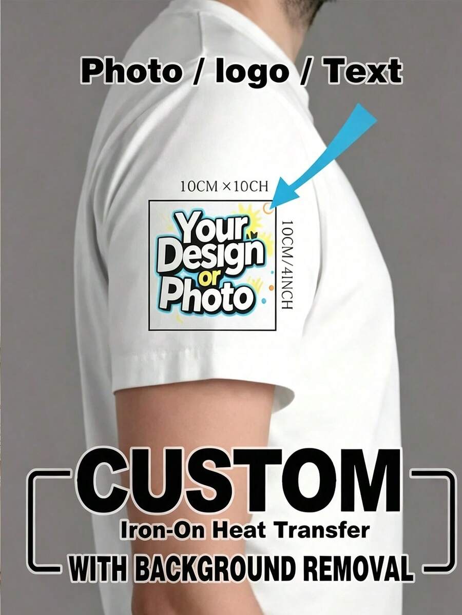 Patrones de impresión por transferencia de calor personalizables, adecuados para personalizar ropa, camisetas, pantalones, bolsas, textiles para el hogar y talla grande, pegatinas de transferencia de calor lavables - Multicolor - Ver 1