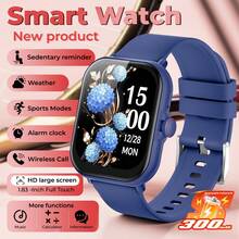 Simson Power 300 MAH Battery Long Battery Life, Newly Upgraded Smart Watch, 1.83-Inch Large High-Definition Screen, Multiple Sports Modes, Wireless Calling, Music Control, Camera Remote, Weather Forecast, Message Notification, Christmas Gift, Suitable For Women - Multicolor - View 13