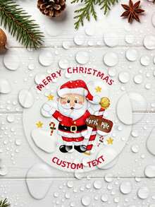 1/30/90/160pcs Customizable Round Stickers, Multi-Size Multi-Pattern Christmas Stickers, Waterproof And Oil-Proof, Suitable For Christmas Table Decoration, Christmas Tree Decoration, Envelopes, Gift Boxes Decoration, Customizable Christmas Elements, Suitable For Friends, Colleagues, Family, Boyfriend, Girlfriend, Suitable For Parties, Christmas, Anniversaries And Other Occasions - Multicolor - View 4