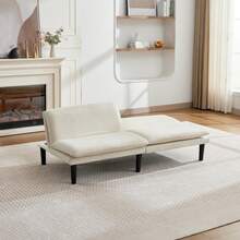 Sofa Bed Mattress - 米色+泡沫 - 查看 1