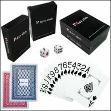 Poker Club Plastic Playing Cards PVC Matte Material 0.32mm Thickness, 63*88mm International Standard Size Classic Texas Hold'em Large Font - Multicolor - View 2