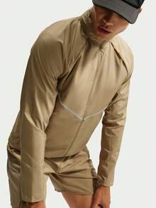 Nike Miler Repel Men's Water-Repellent Running Jacket Sun Protection Skin Jacket IF2370-213 - Brown - View 3