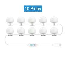 1pc Adjustable Brightness Makeup Light Strip, USB Powered Vanity Light, 3 Color Modes (White/Warm/Neutral), Shadowless Makeup Lighting, Suitable For Dressing Room, Vanity, Live Streaming, Suitable For Bar, Home And Entertainment Venues - 3 Light Color - View 11