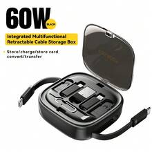 Essager OTG USB Type C 轉 Type C 60W Mini IP 儲存盒充電數據線 1M 480Mbps - 黑色 - 查看 10