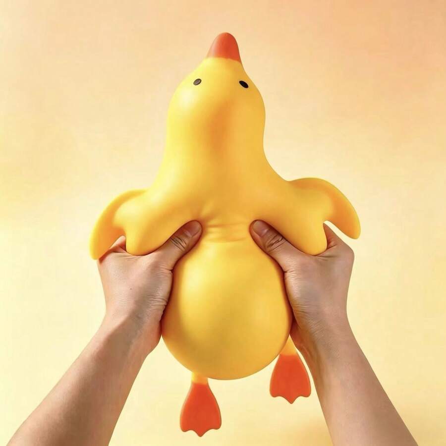 1 buah Mainan Remas Bebek Besar dengan Pantulan Lambat, Mainan Penghilang Stres untuk Dewasa, Mainan Remas Bebek Kuning - MultiWarna - View 1