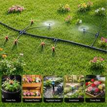 New Quick Connect Garden Hose Adapter, Quick Connect Push In Fittings, Garden 9/12 To 4/7 Quick Connect Fittings, Easy To Install, Suitable For Garden And Courtyard Irrigation System Kits - A - View 8