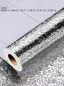 Premium Thickened Aluminum Foil Cabinet Liner, Self-Adhesive Oil-Proof & Waterproof Sink Protector Film, High-Quality Moisture-Resistant Padding, Suitable For Kitchen Shelves And Drawers - View 4