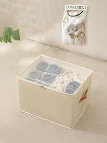 Foldable Under-Bed Shoe Storage Box, Heavy-Duty Washable Oxford Cloth Dust-Proof Container With Transparent Window, Sturdy Handle, Zipper Design, Sock Storage Mesh Bag, Suitable For Sneakers, High Heels, Wardrobe, Space-Saving, College Dorm, Spring Cleaning, Clothing Organization, Home Essential - Multicolor - View 15