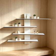 Assembled Wooden Display Cabinet Shelves Model Storage Display Rack | Multi-Functional Vanity Vertical Tray Rack | Home Decor Display Rack - Multicolor - View 7