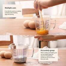 High Borosilicate Measuring Glass Cup Liquid Scale Measurement With Scale Microwave Oven Available Kitchen Baking Glass Cup - 250ml - View 8