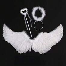 Angel Feather Floating Wings, Suitable For Valentine's Day, Ramadan, Easter, Holiday Party Costume, With Elastic Shoulder Straps, Fit For Women Adult Cosplay - View 17