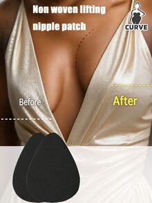 3/2/1 Pair Plus Size Latex Breast Lift Tape For Women, Invisible Strapless Design, Support Tape Fit B-E Cups - Multicolor - View 26