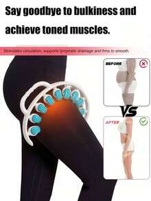 Cellulite Massager - Lymphatic Detox Massager - Muscle Roller, Deep Fascia Massage, Eliminate Cellulite, Suitable For Legs/Thighs/Buttocks - Massage Tools - View 6