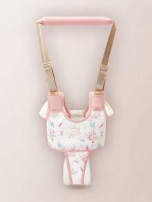 1pc Baby Walking Trainer, Toddler Walking Assistant Harness, Chest And Hip Support Design, Adjustable Shoulder Strap Length, Wide Top Handle For Parents To Help Baby Stand And Practice Walking, Cartoon Print Breathable Walking Gear, Suitable For Home Practice, Indoor Activities, Outdoor Walks And Baby Growth Stages - Multicolor - View 11