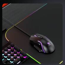 T-WOLF Mouse Gaming Mekanik 7 Tombol RGB Backlit Berkabel dengan Driver yang Dapat Diprogram Makro, Mouse untuk Bisnis dan Kantor dengan Pencahayaan LED Warna-warni - View 10