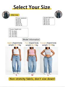 Plus Size Women's Retro Casual Loose Straight Leg Denim Maxi Pants, Fashionable & Versatile Spring Fall - Dark Wash - View 8