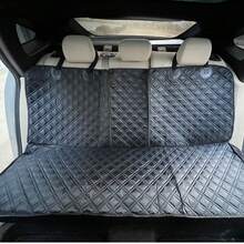 Dog Car Seat Cover For Back Seat, Waterproof Seat Protector Scratchproof Pet Hammock With 4 Pockets Side Flaps, Washable Non-Slip Rear Seat Protection For Cars Trucks And SUVs - Black - View 12