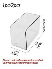 Kệ sách acrylic trong suốt, khay lưu trữ sách và hồ sơ để bàn, đồ sắp xếp bàn học và văn phòng cho học sinh, lưu trữ văn phòng tại nhà - Nhiều màu - Xem 9