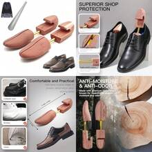 Eachway Cedar Shoe Trees For Men And Women, Wooden Shoe Stretcher, Sneaker And Dress Shoe Widener, Shape Keeper - S Us Size 79.5 - View 2