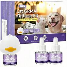 GRMA The Pet Stress Relief Aromatherapy Diffuser Set, Effectively Reduces Conflicts And Fights Among Pets. Designed For Use. - US A Type Plug(110-127V) - View 1