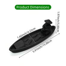 1pc Creative Fishing Sandalwood Incense Stick Holder, Tea Ceremony Incense Burner Decor, Gift For Relatives, Friends And Family - View 10