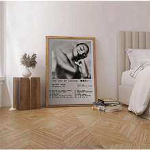 1pc Olivia Dean Poster, Olivia Dean Wall Decor, Wall Art Print, Home Decor, Gift For Music Lovers, Summer Vibe Decorative Poster Canvas Wall Art Room Home Decor (Unframed) - Multicolor - View 4