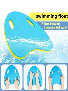 Swimming Kickboard With Handle, Professional Swimming Training Board, Universal Design Kickboard With Handle, A-Shaped High Buoyancy EVA Foam Swimming Training Board, Non-Slip Swimming Learning Aid, Suitable For Beginners And All Swimmers, Pool Practice Float Board - Multicolor - View 7
