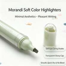 4-Color Gradient Eye-Protection Fluorescent Markers, Quick-Drying Non-Bleeding Highlighter Pens For Drawing And Doodling, Back To School Office Supplies, Ideal Holiday Gift - Multicolor - View 5