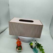 Wooden Tissue Box, New Home Living Room Kitchen Napkin Holder - Multicolor - View 6
