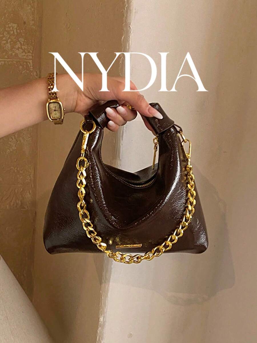 Hollow Straw Woven PU Patchwork Mini Underarm Bag With Star Pendant Detachable Leather Shoulder Strap Zipper Closure Women's Crossbody Small Bag