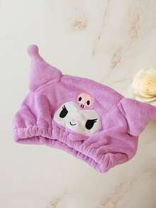 SANRIO 1件裝卡通造型速乾吸水髮帽，超強吸水、快速乾燥、柔軟舒適，時尚髮巾，方便造型，適合返校、美容院、飯店、運動、居家等場合，亦可當作浴巾或護膚用品使用 - 彩色 - 查看 9