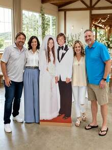 Custom Life-Size Cardboard Standee, Personalized High-Resolution Standee, Upload Your Photo - Available In Multiple Sizes, Suitable For Weddings, Graduations, Birthdays - Multicolor - View 5
