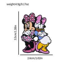 Creative Fashion Disney Cartoon Mickey Mouse, Pluto And Donald Duck Enamel Pin Metal Badge, Suitable For Clothing, Backpack Decoration, Gift For Friends - one-size - View 4