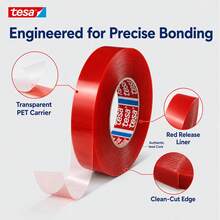 Desa Tesa PET Red Film Transparent Double-Sided Tape With Strong Moisture Resistance And High Temperature Resistance, Suitable For Various Scenarios In Home Factories And Automobiles, With No Trace Double-Sided Tape - 30mm X 8m - View 5
