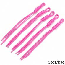 5pcs/Pack Handmade Woven Nylon Phone Lanyard Keychain Rope, 24-28cm Length, Doll/Pendant/Bag Charm DIY Handmade Daily Decoration Knotted Nylon Rope - 5pcs/pack - View 31