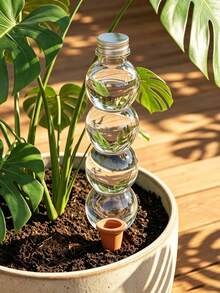 New Large Capacity Automatic Watering Device, Transparent Self-Absorbing Water Ball With Clay Tip, Slow-Release Drip Irrigation Plug For Potted Plants, Home Gardening Hands-Free Watering Tool, 2027 New Year Gift, Party Favor - New Model - View 1