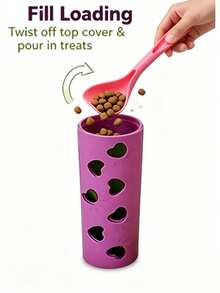 New Detachable Pet Slow Feeder Toy | Durable Chewable Treat Roller, Energy Consumption, Boredom Relief, Suitable For Small And Medium Cats And Dogs, Indoor And Outdoor Use - Multicolor - View 10