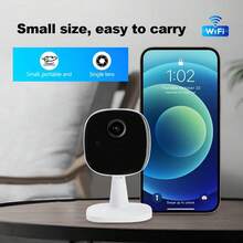 Kamera Alarm Penglihatan Malam Inframerah, Mendukung Interkom Audio Dua Arah, Penglihatan Malam Definisi Tinggi, Pemasangan Mudah, Rumah Pintar WiFi 2.4G, Pemantauan Jarak Jauh Melalui Ponsel, Pemantauan Keamanan Dalam Ruangan Rumah USB - MultiWarna - View 3