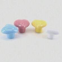 2pcs Cute Heart-Shaped Cabinet Handles, Solid Drawer Pulls, Colorful Decorative Furniture Knobs, Suitable For Baby Room And Kids Bedroom - Multicolor - View 2