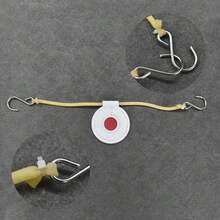 3/7pcs Outdoor Archery Target, With Elastic Band Target Can Be Hung On Tree Branches, Outdoor Competitive Archery Target, Holiday Gift Or Birthday Gift For Men And Women - White - View 7