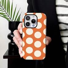 [24h Shipping From DE/FR/ES]Apple 17 16 15 Promax  21 22 23 24 25 26 Ultra GalaxyShockproof Hard PC Dual-Layer Armor Cover Compatible With IPhone 18/17/16E/15/14/13/12/11 Pro/Plus/Max | Rigid Outer Shell + Shock-Absorbing Inner Layer | Iconic Polka Dot Pattern | Slim Ergonomic Grip | Full-Edge Protection | A Thoughtful Birthday Surprise For Her, Mother's Day Gift, Or Valentine's Treat - 1 Piece Of Picture Color - View 4