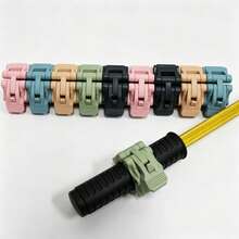 50mm Barbell Safety Lock Clips Color Plastic Spring Collars Barbell Shaft Fixed Buckle Accessories 50mm Magnetic Snap Fastener - Multicolor - View 3
