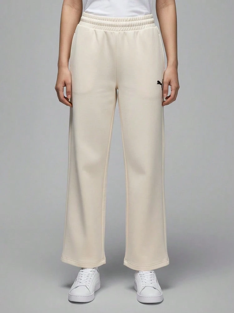 Puma Women's PREMIUM ESSENTIALS Knit Long Pants 63744687 - White - View 1