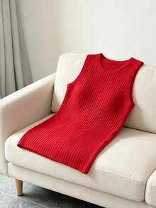 Women Tank Tops & Camis - Red - View 3